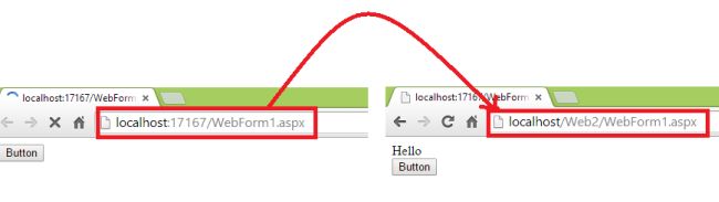 web application with the same name